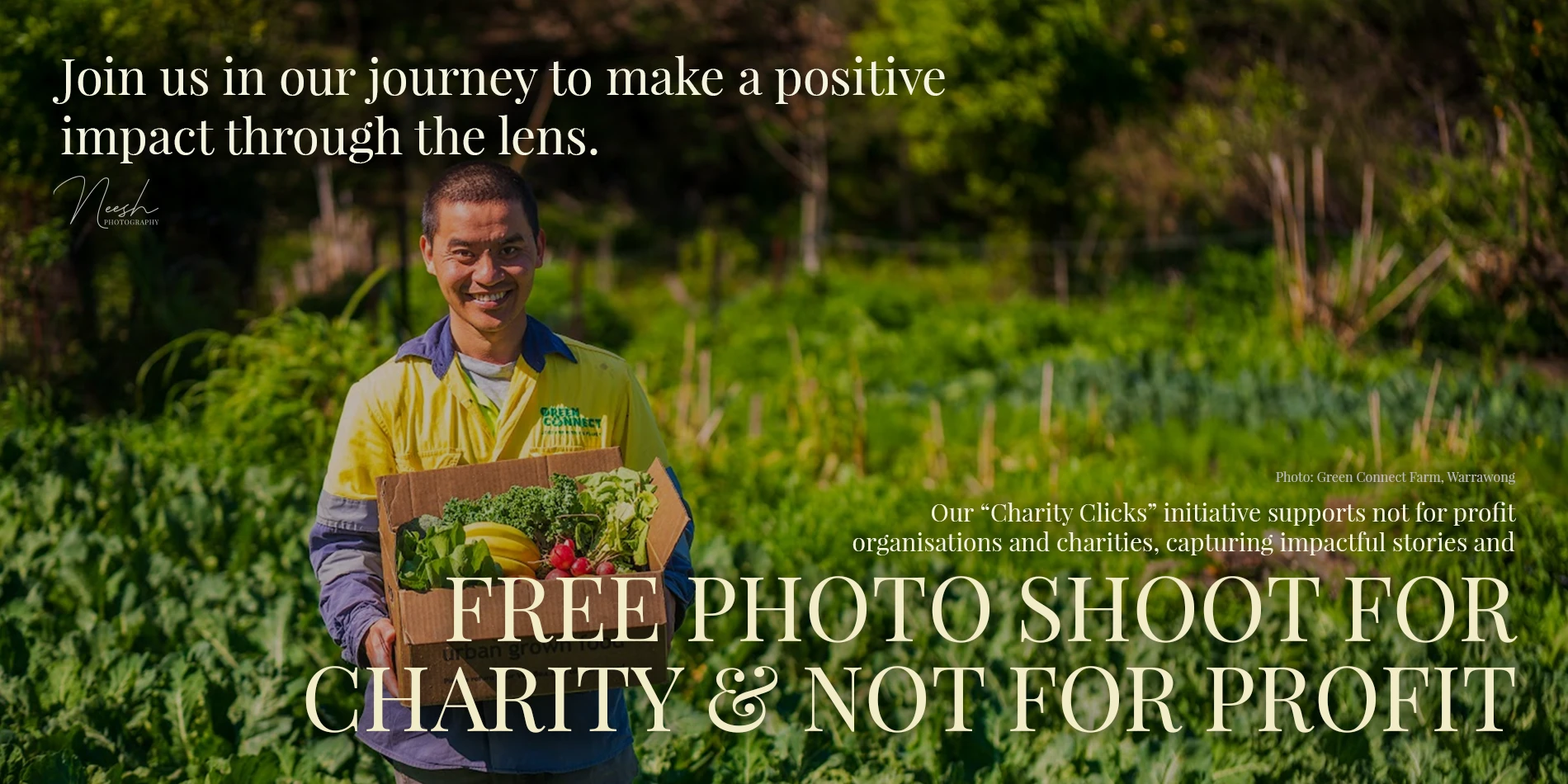 Neesh Photography 8 Person Holding Produce Charity Photoshoot